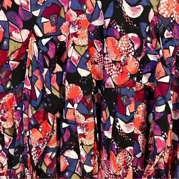 Free People Fitting In Floral Midi Dress Size S - Picture 4 of 5